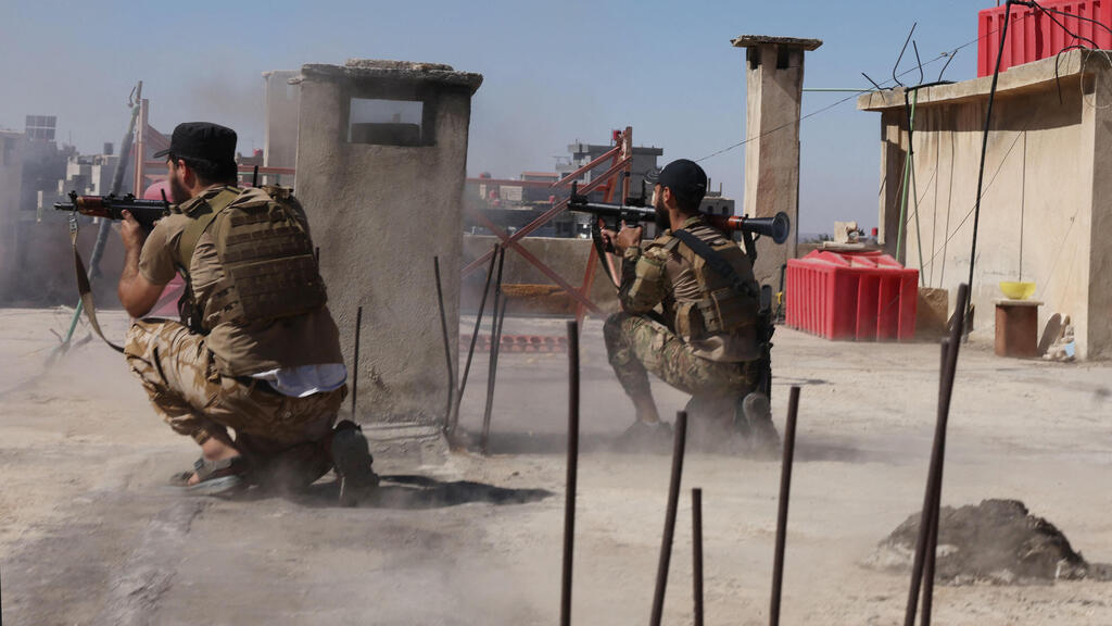 כוחות משטר א-שרע סוריה בקרבות מול דרוזים ב א-סווידא סווידא