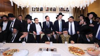 משלחת הרבנים החרדים הבכירים במסע גיוס הכספים בארה"ב