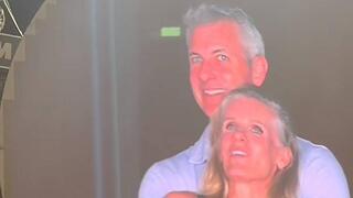 הזוג בהופעת קולדפליי בבוסטון