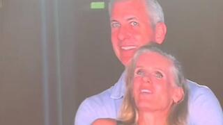 הזוג בהופעת קולדפליי בבוסטון