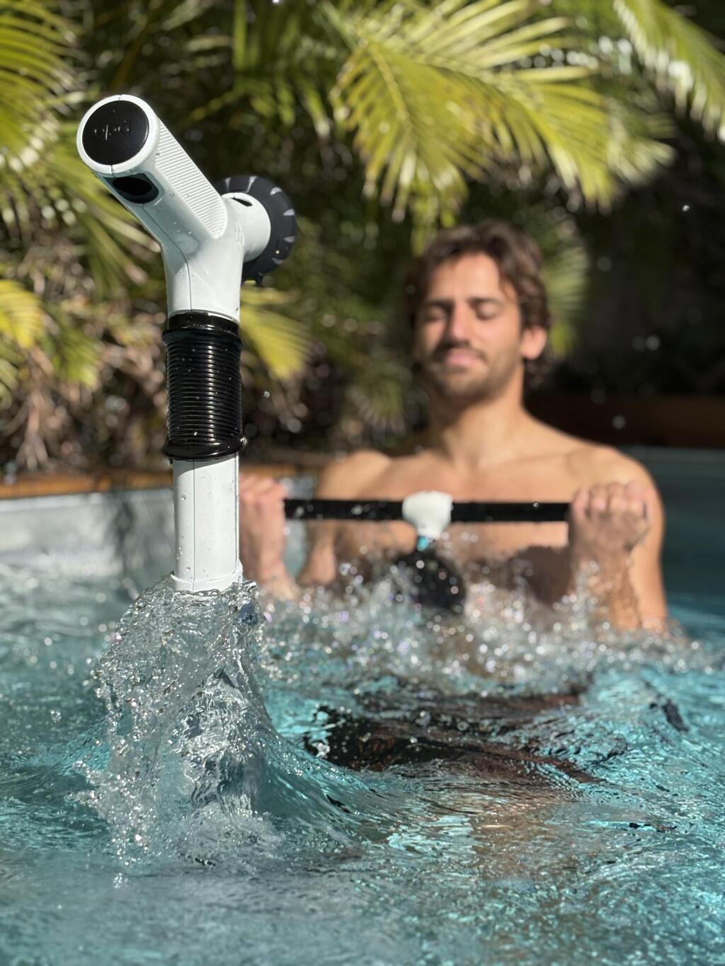 Apa Wellness’s modular aquatic training system (Photo: Courtesy) Apa Wellness’s modular aquatic training system