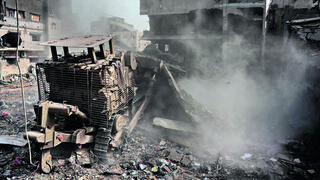 דחפור D9 ממוגן בשג'עייה