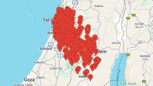 Карта сирен (Фото: Cumta) Карта сирен