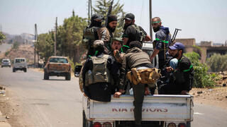 לוחמים בדואים ב א-סווידא סווידא מעוז הדרוזים דרוזים ב סוריה