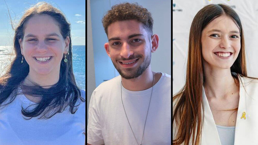 From left to right: Yuval Dgani, Dror Cohen and Roni Kamai 