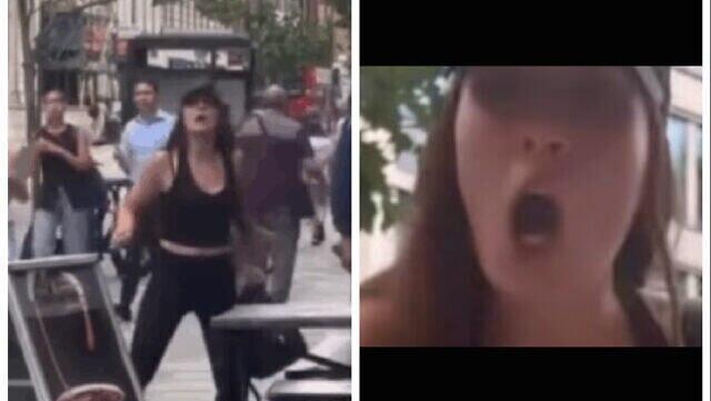 האישה האנטישמית שתקפה יהודים בלונדון