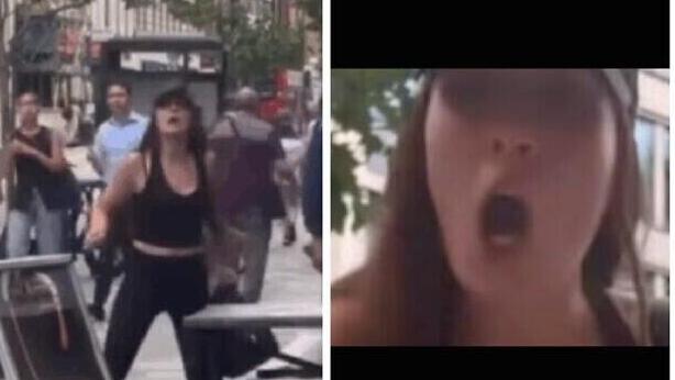 האישה האנטישמית שתקפה יהודים בלונדון