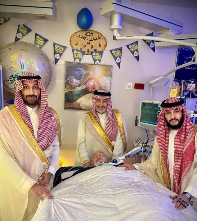 A recent photo of the Sleeping Prince סעודיה מת הנסיך הישן