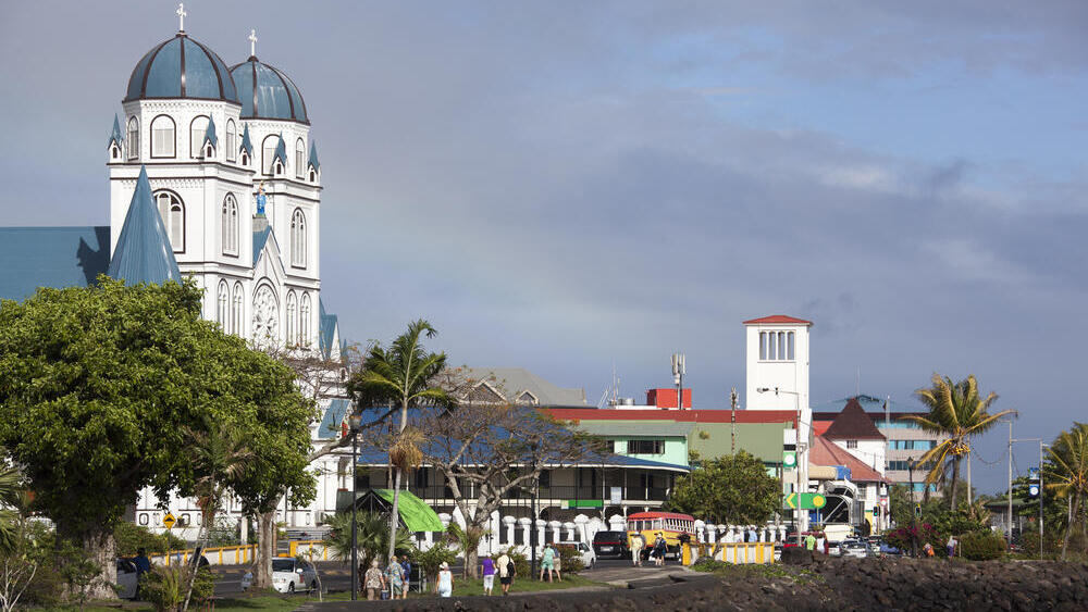 בוקר נעים באפיה, בירת סמואה