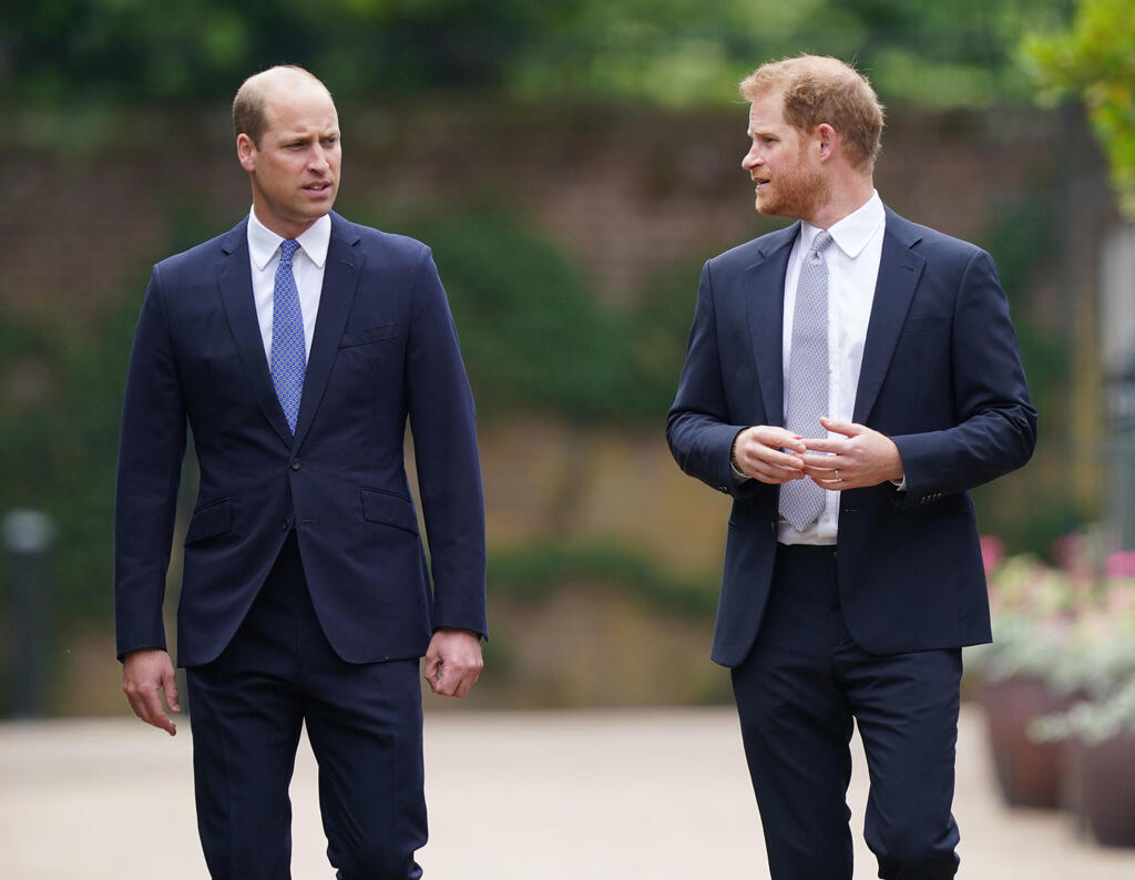 אין דרך חזרה. הנסיכים וויליאם והארי (צילום: Yui Mok - WPA Pool/Getty Images) הנסיך הארי הנסיך וויליאם