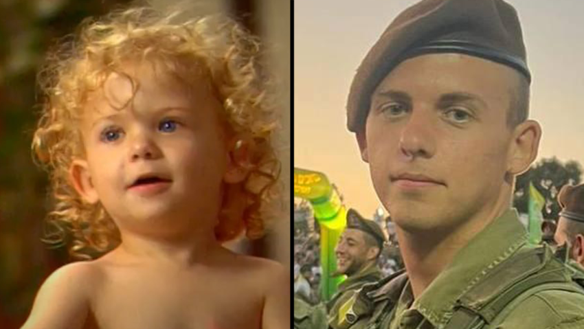 Амит Коэн в рекламном ролике 2007 года и в боевой части в 2025-м (Фото: Huggies, пресс-служба ЦАХАЛа) עמית כהן ז"ל מופיע בפרסומת להאגיס משנת 2011