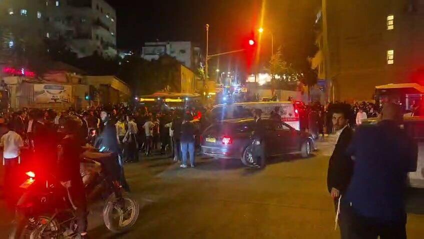 הפגנת חרדים בירושלים לאחר מעצר של שלושה משתמטים