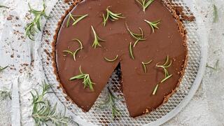 טארט שוקולד בניחוח רוזמרין 