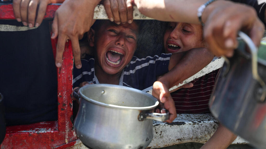 חלוקת מזון בעזה