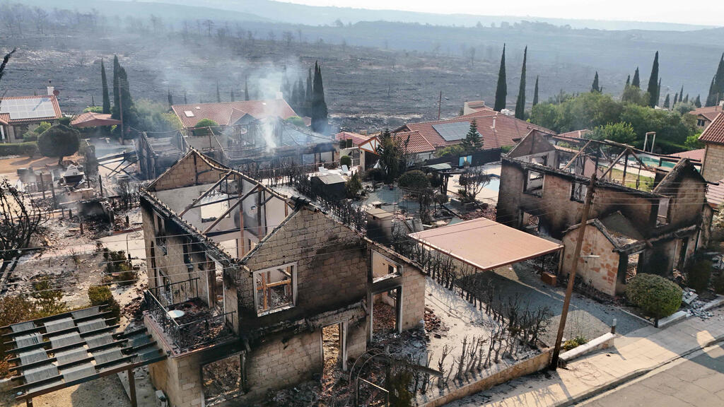 קפריסין לימסול שריפה