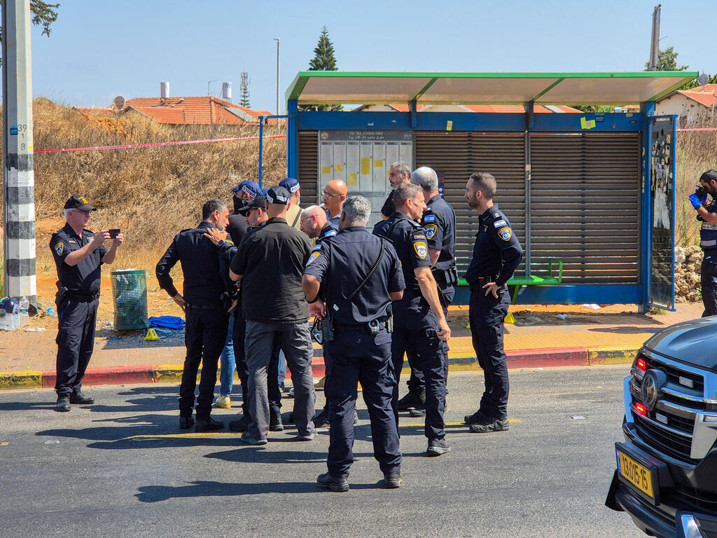 זירת פיגוע הדריסה בכפר יונה