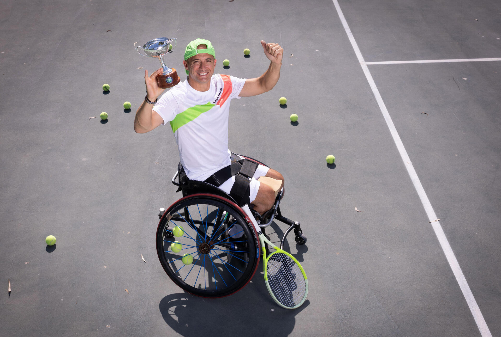 גיא ששון, טניסאי פראלימפי, זכה בטורניר הזוגות בווימבלדון  