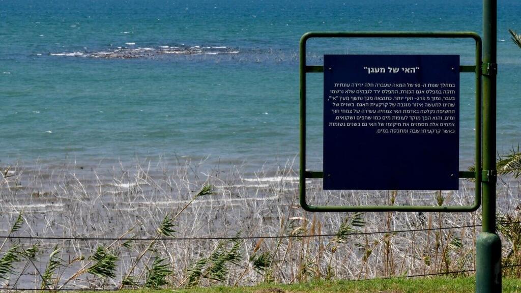 האי ליד מעגן. מראה עצוב