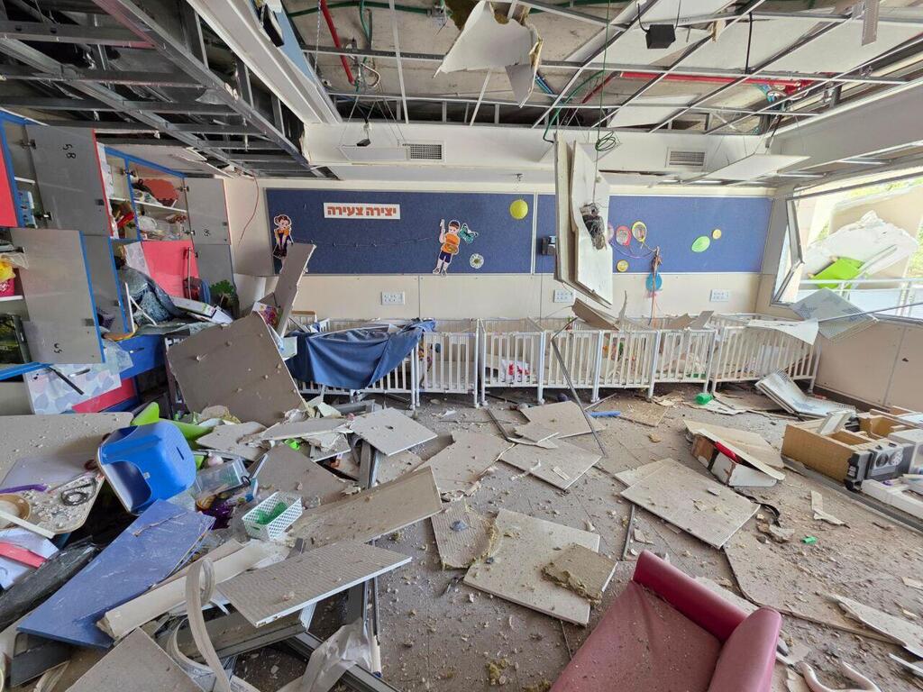 ALEH’s Bnei Brak campus took a direct hit from an Iranian ballistic missile (Photo: Courtesy) ALEH’s Bnei Brak campus took a direct hit from an Iranian ballistic missile