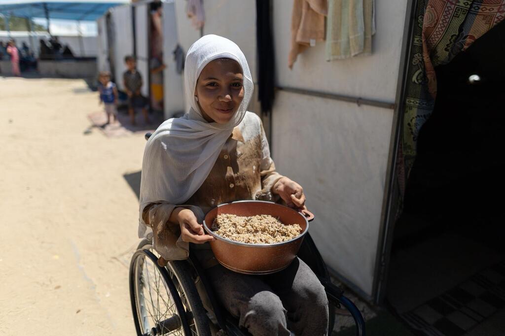 תמונות שפורסמו ע״י המטבח המרכזי העולמי (WCK) אודות פתיחת המטבחים המקומיים ברצועת עזה