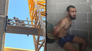   מעצרו של החשוד בפיגוע הדריסה בכפר יונה באתר בניה 