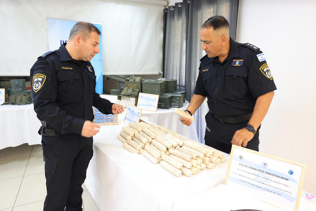 Photo: Elad Gershgorn המשטרה עצרה שבעה חשודים שעסקו בסחר באמל"ח צבאי ביו"ש