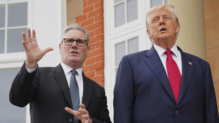 דונלד טראמפ בביקור בסקוטלנד