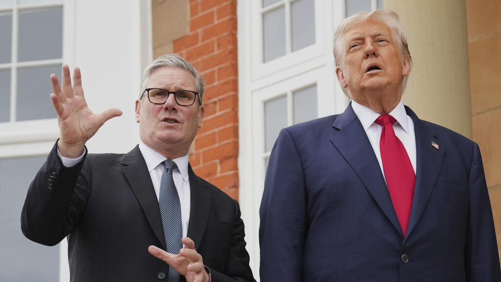 דונלד טראמפ בביקור בסקוטלנד