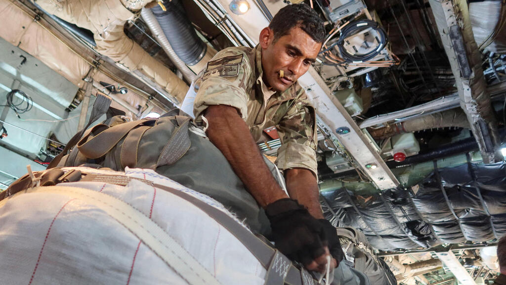 צבא ירדן בסיוע הומניטרי בעזה