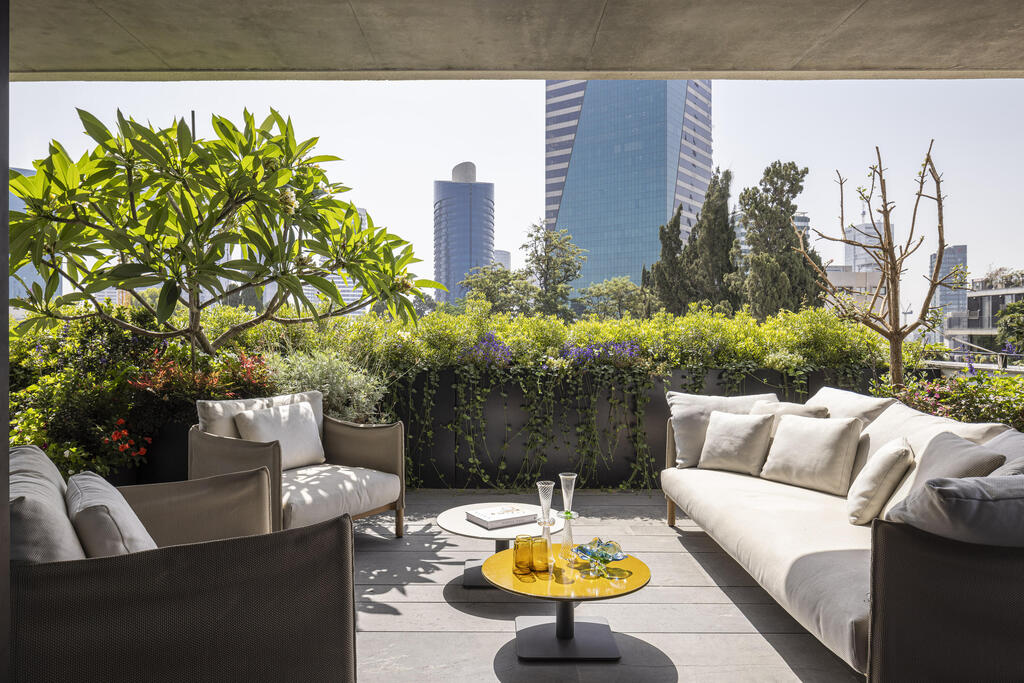 פנטהאוז בתל אביב, עיצוב: דנה אוברזון