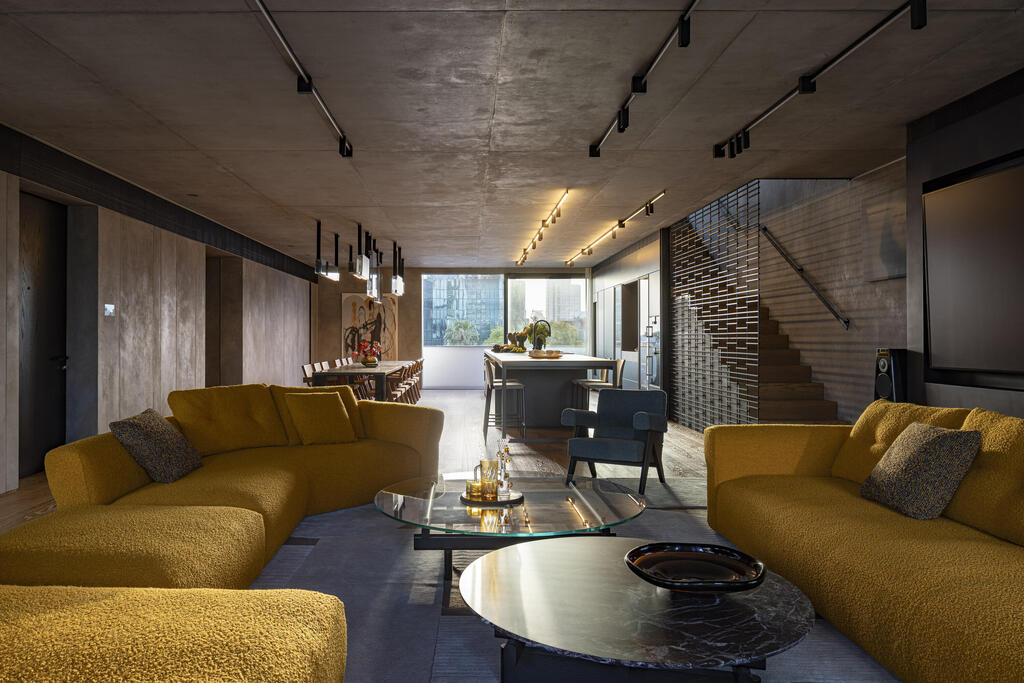 פנטהאוז בתל אביב, עיצוב: דנה אוברזון