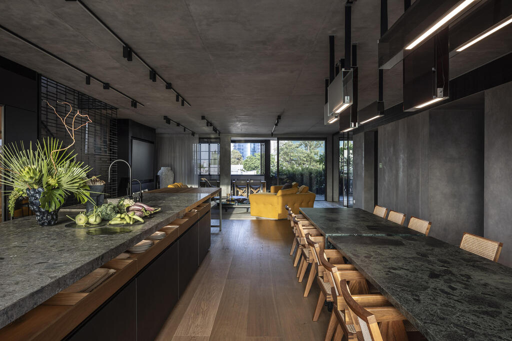 פנטהאוז בתל אביב, עיצוב: דנה אוברזון