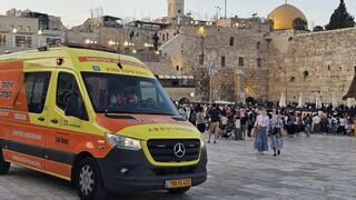 זירת הירי בכותל המערבי