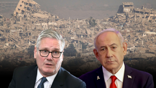 הריסות בעזה, קיר סטארמר, נתניהו 
