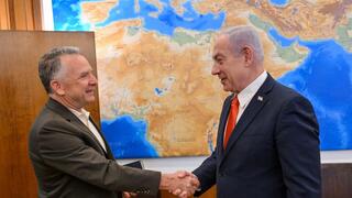 נתניהו וויטקוף בלשכתו בירושלים