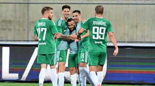 שחקני מכבי חיפה מאושרים