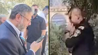  איתמר בן גביר בתפילת שחרית על הר הבית