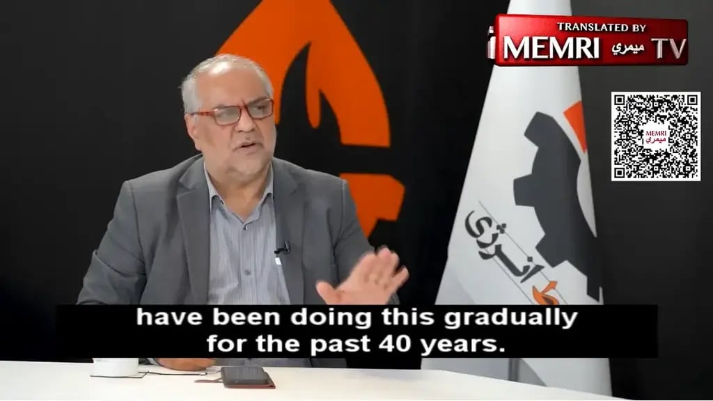 Photo: MEMRI Iranian water resources expert Mohsen Arbabian alleges US, Israel engaging in cloud theft as nation grapples with worst water crisis in decades