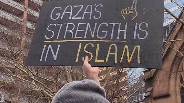 אוסטרליה הפגנה נגד ישראל פרו פלסטינית