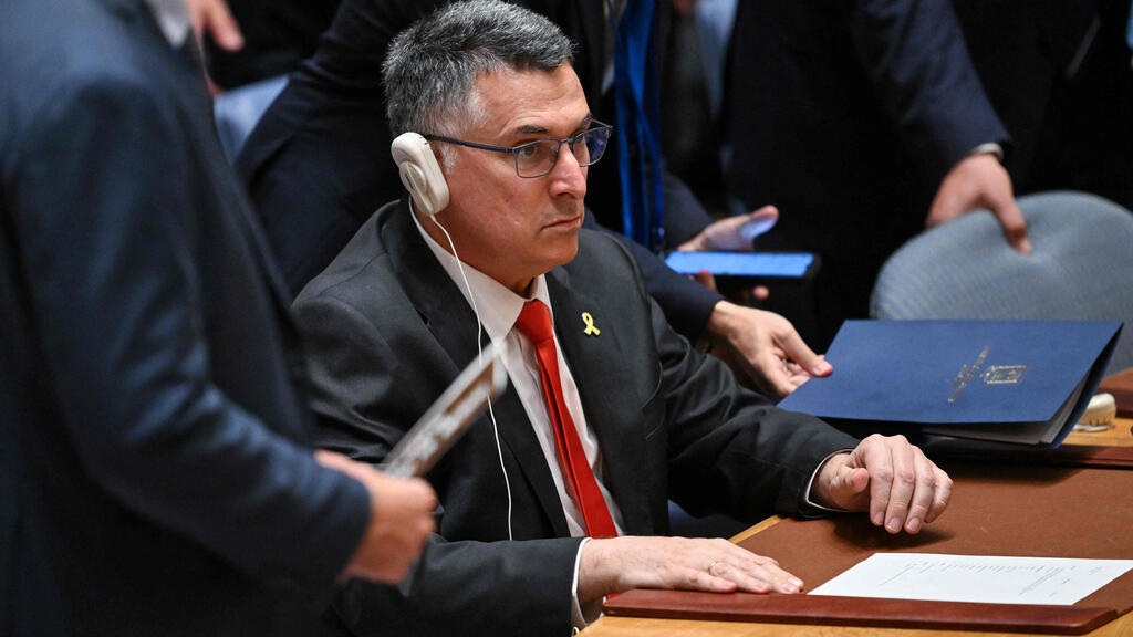 שר החוץ גדעון סער עם שגריר ישראל באו"ם דני דנון ביו יורק