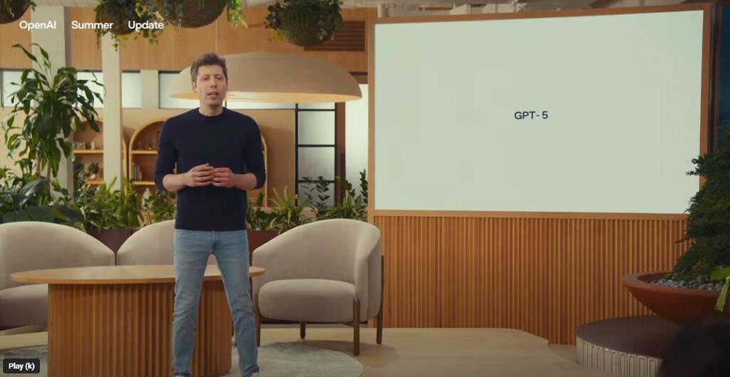 מנכ"ל OpenAI, סם אלטמן, מציג את GPT5