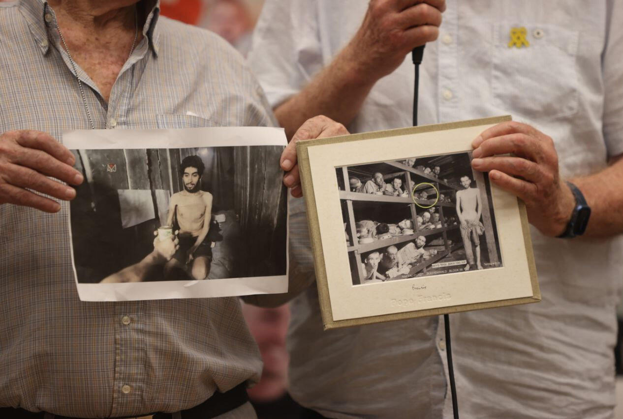 שורדי שואה נפגשו עם משפחות החטופים 