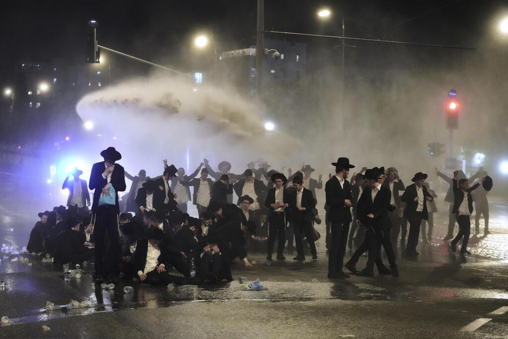 מחאת חרדים בירושלים