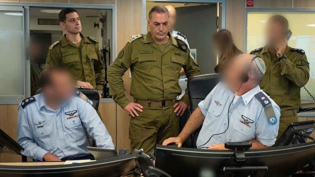 הרמטכ"ל בהערכת מצב במוצב הפיקוד העליון של צה"ל