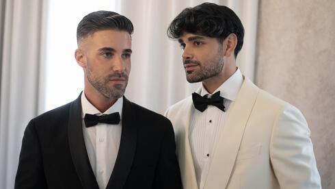 יוסי מזרחי ועידן בקשי בחתונתם