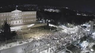 הפגנות יום הזעם ביוון כיכר סינטגמה 