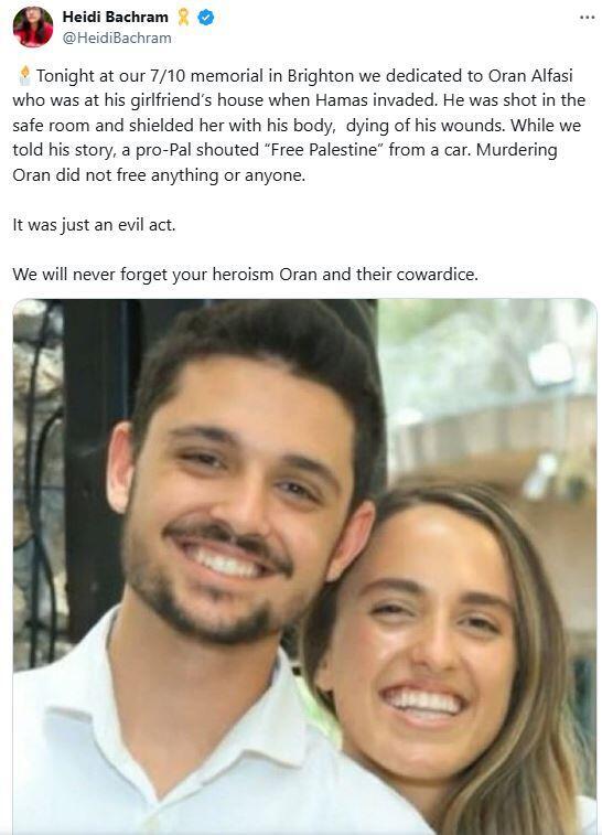 Heidi's post on X (Photo: X) Heidi's post on X