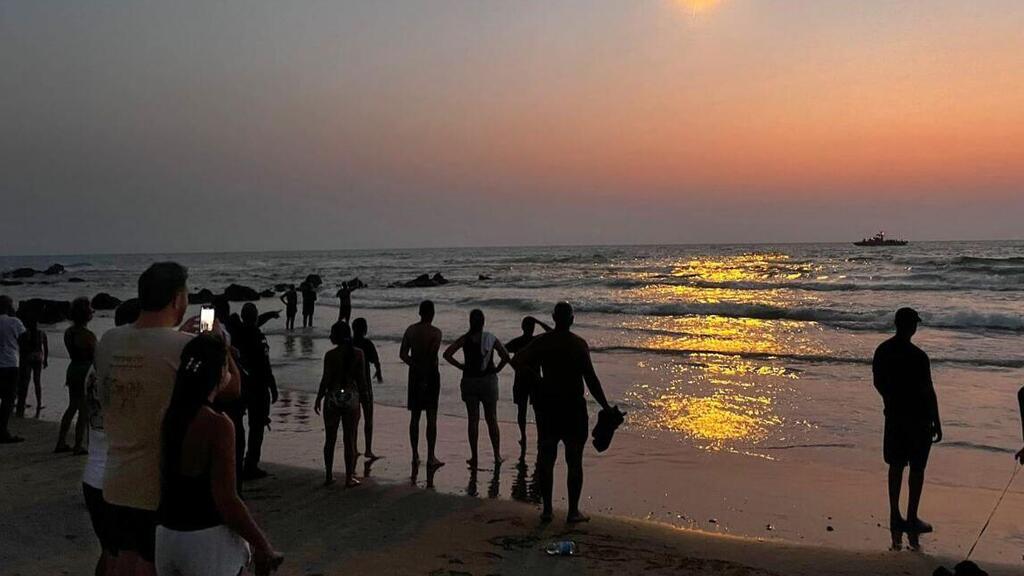 החיפושים באזור חוף אולגה