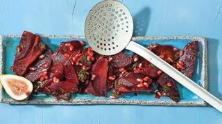 סלט סלק ורימונים