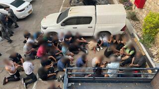 מעצרם של 42 שב"חים עזתים בנצרת